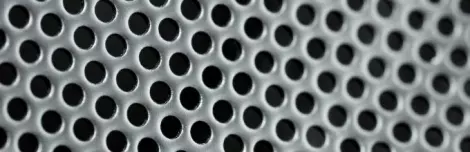 Perforated metal round holes