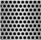 Perforated metal round holes